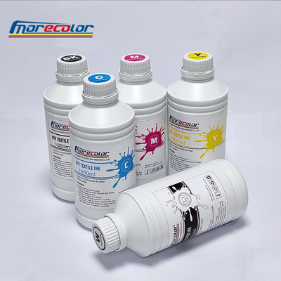 tinta del pigmento de la materia textil DTF 500ml para la impresora de chorro de tinta con cinco colores