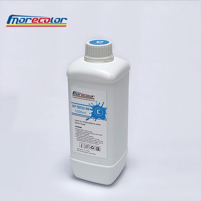 Tinta de impresión a base de agua DTF de la materia textil C M Y K W para la máquina de transferencia de calor