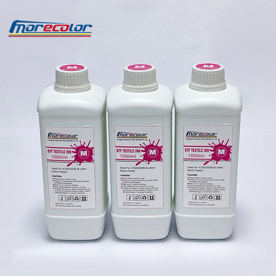 Tinta de inyección de tinta DTF para la impresión de camisetas con color blanco vivo CMYK