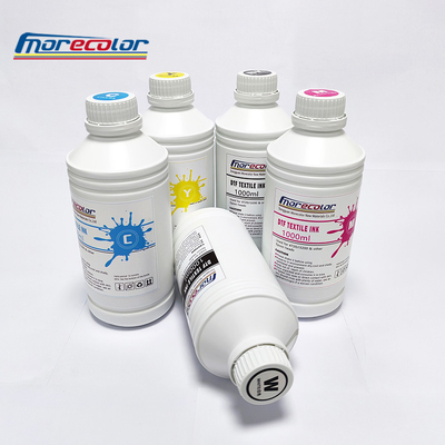 Tinta de chorro de tinta a base de agua de CMYK LC LM, tinta viva de la materia textil del color DTG