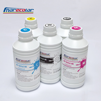 Tinta natural de la materia textil del pigmento del color de CMYKW para el certificado de la impresora de chorro de tinta MSDS