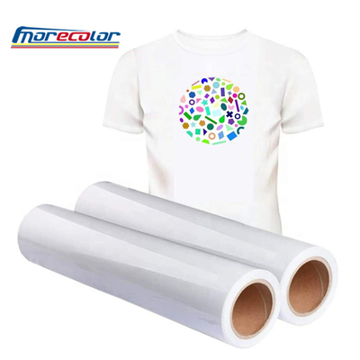 estirable flexible de la película del ANIMAL DOMÉSTICO de 75U DTF para la impresión de la camiseta de Digitaces
