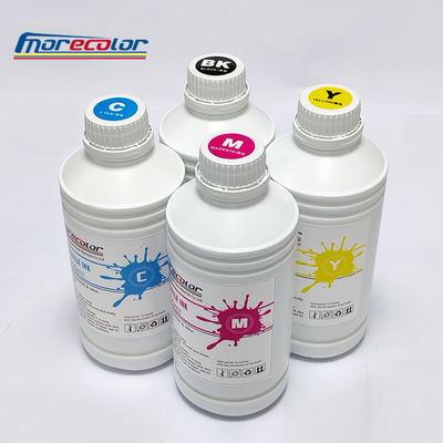 Color multicolor de la tinta CMYKW de la impresora para la tela de los paños