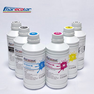 Color blanco 1L del color de la tinta de impresión CMYK de la película DTF de la transferencia directa para la impresión de la camiseta
